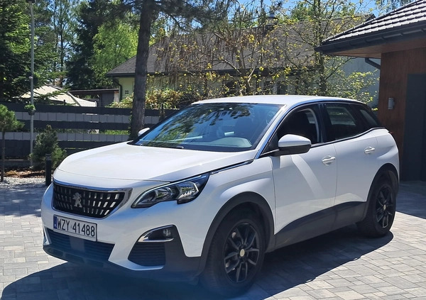 Peugeot 3008 cena 68900 przebieg: 164000, rok produkcji 2018 z Żyrardów małe 326